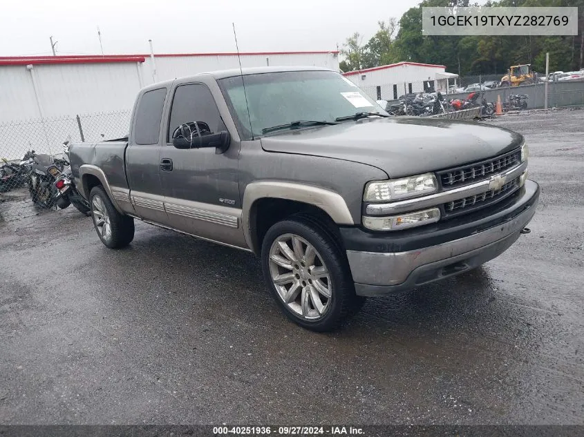 2000 Chevrolet Silverado 1500 Ls VIN: 1GCEK19TXYZ282769 Lot: 40251936