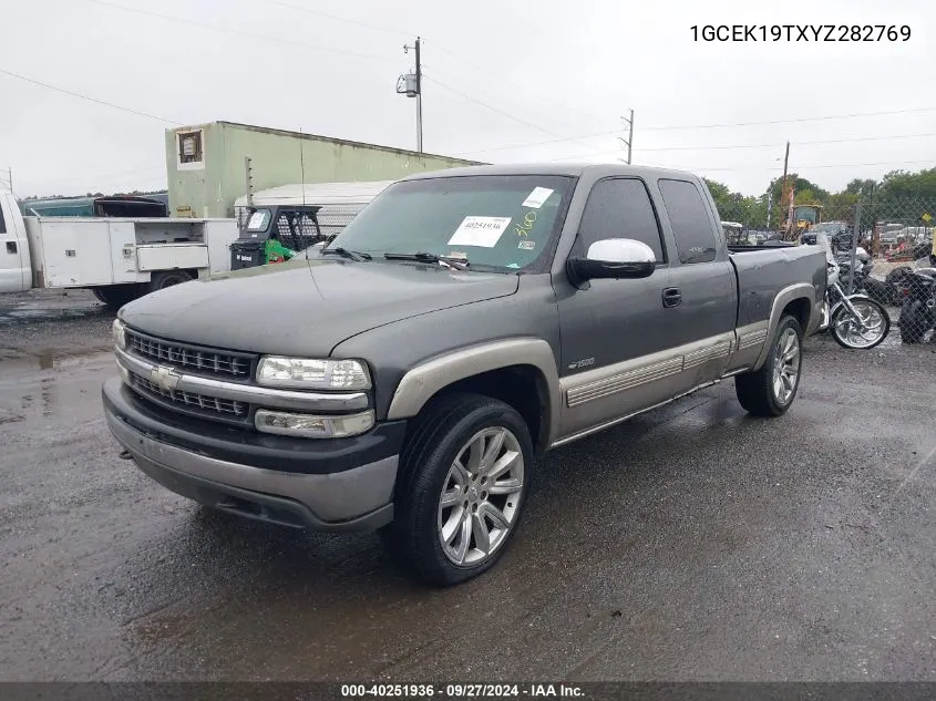 2000 Chevrolet Silverado 1500 Ls VIN: 1GCEK19TXYZ282769 Lot: 40251936