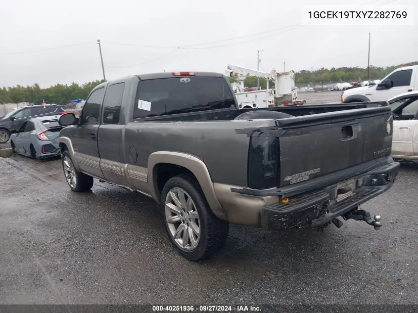 2000 Chevrolet Silverado 1500 Ls VIN: 1GCEK19TXYZ282769 Lot: 40251936