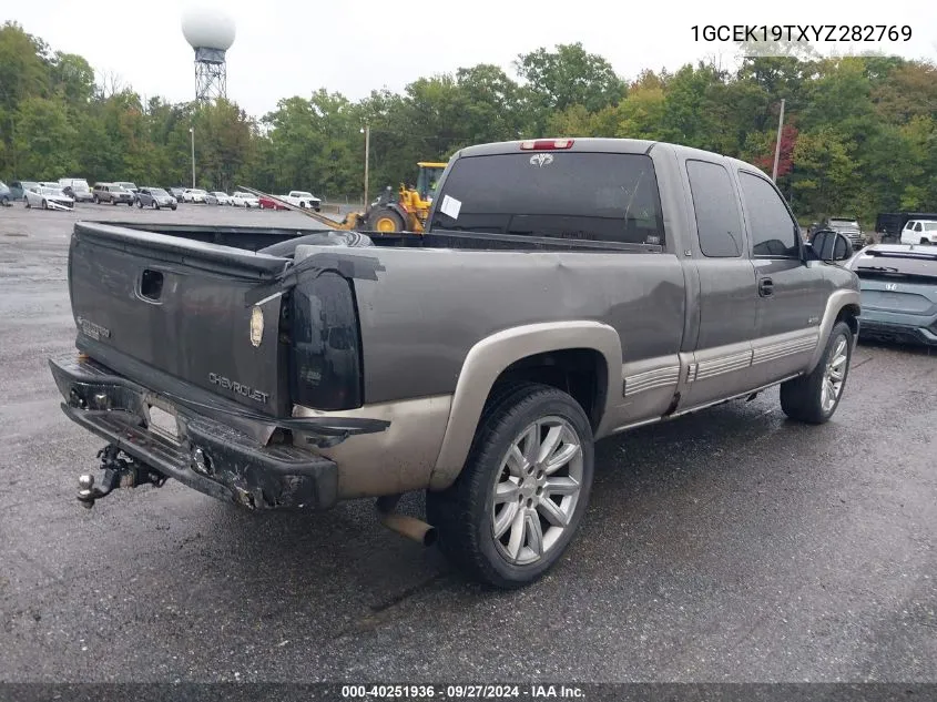 2000 Chevrolet Silverado 1500 Ls VIN: 1GCEK19TXYZ282769 Lot: 40251936