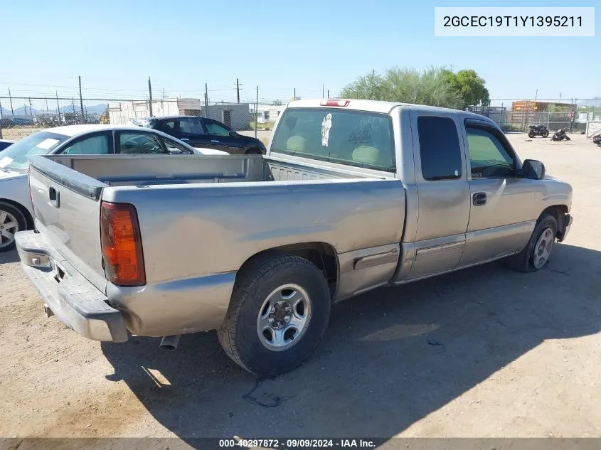 2000 Chevrolet Silverado 1500 Ls VIN: 2GCEC19T1Y1395211 Lot: 40297872