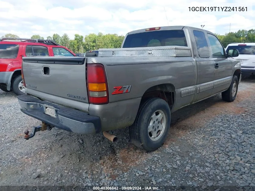 2000 Chevrolet Silverado 1500 Lt VIN: 1GCEK19T1YZ241561 Lot: 40306842