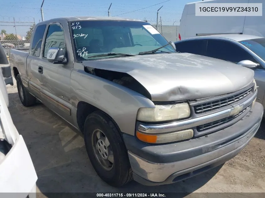 2000 Chevrolet Silverado 1500 Ls VIN: 1GCEC19V9YZ34310 Lot: 40311715