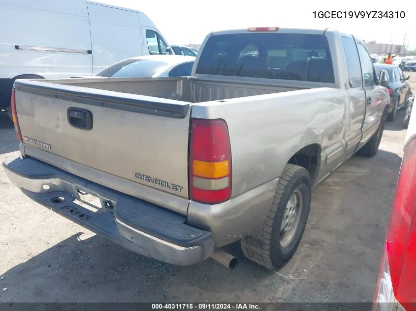 2000 Chevrolet Silverado 1500 Ls VIN: 1GCEC19V9YZ34310 Lot: 40311715