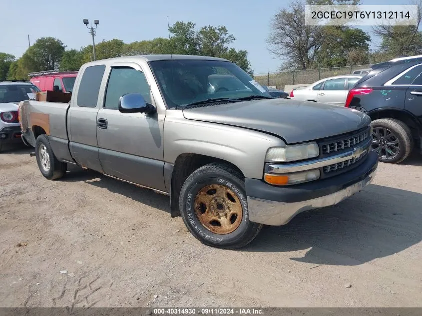 2000 Chevrolet Silverado 1500 Ls VIN: 2GCEC19T6Y1312114 Lot: 40314930