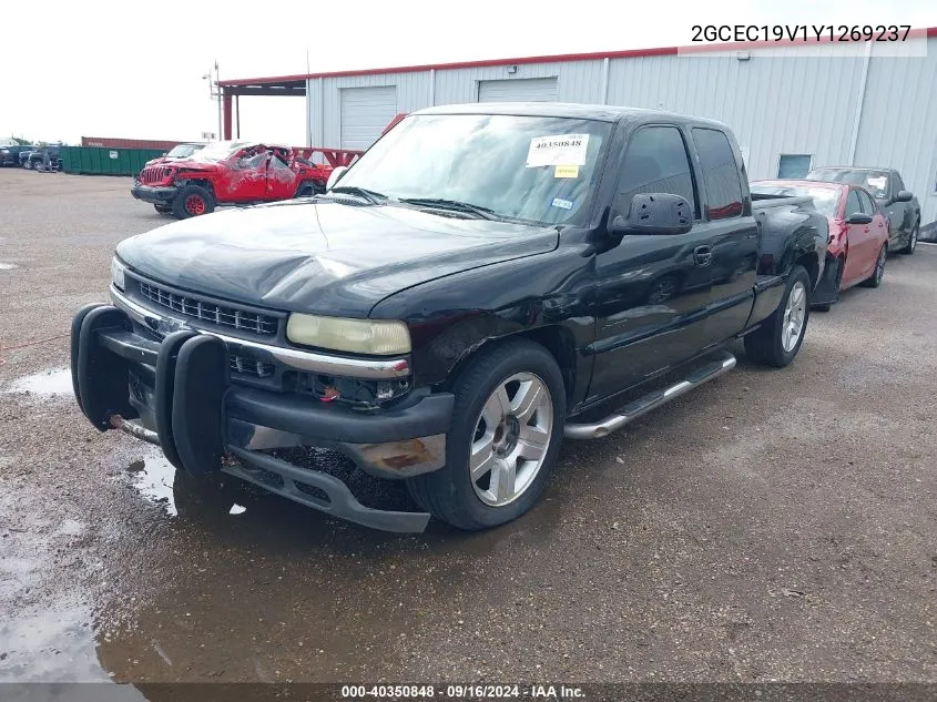 2000 Chevrolet Silverado 1500 Ls VIN: 2GCEC19V1Y1269237 Lot: 40350848