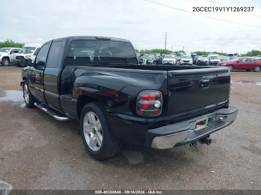 2000 Chevrolet Silverado 1500 Ls VIN: 2GCEC19V1Y1269237 Lot: 40350848