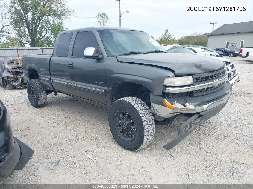 2000 Chevrolet Silverado 1500 Ls VIN: 2GCEC19T6Y1281706 Lot: 40353329