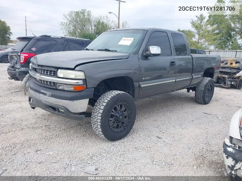 2000 Chevrolet Silverado 1500 Ls VIN: 2GCEC19T6Y1281706 Lot: 40353329