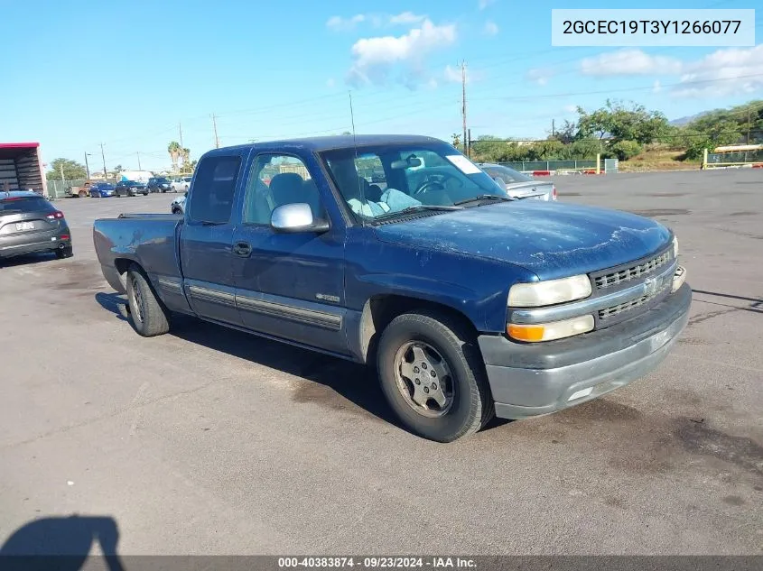 2000 Chevrolet Silverado 1500 Ls VIN: 2GCEC19T3Y1266077 Lot: 40383874