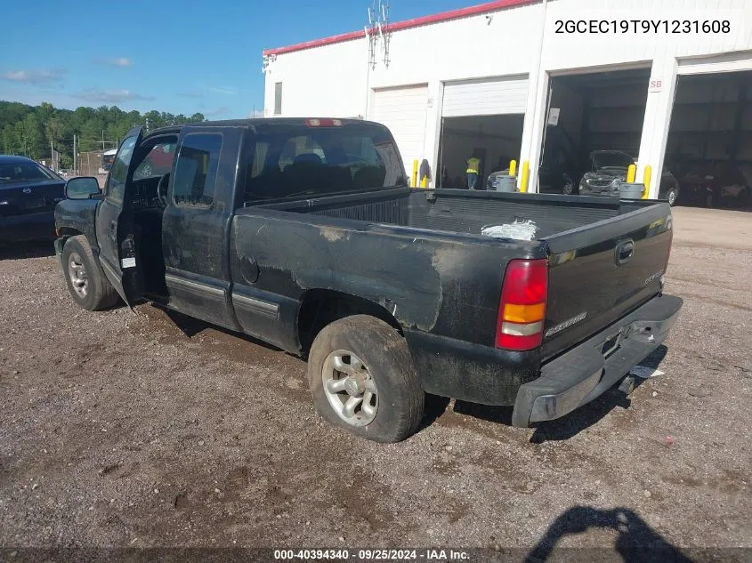 2GCEC19T9Y1231608 2000 Chevrolet Silverado 1500 Lt