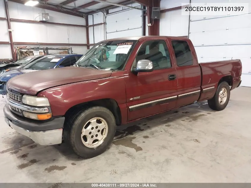 2000 Chevrolet Silverado 1500 Ls VIN: 2GCEC19T8Y1101397 Lot: 40438111