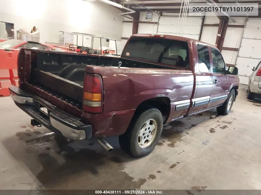 2000 Chevrolet Silverado 1500 Ls VIN: 2GCEC19T8Y1101397 Lot: 40438111