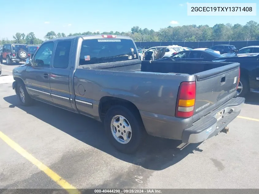 2000 Chevrolet Silverado C1500 VIN: 2GCEC19TXY1371408 Lot: 40444298