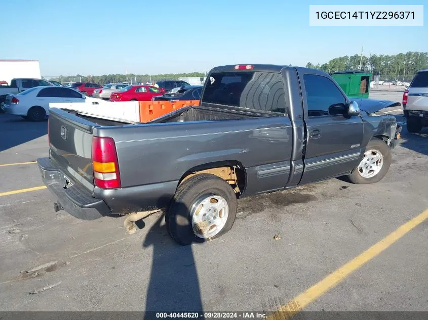 2000 Chevrolet Silverado 1500 Ls VIN: 1GCEC14T1YZ296371 Lot: 40445620