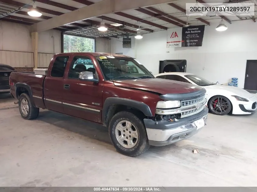 2000 Chevrolet Silverado 1500 Lt VIN: 2GCEK19T8Y1289597 Lot: 40447634