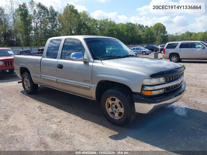 2000 Chevrolet Silverado 1500 Ls VIN: 2GCEC19T4Y1336864 Lot: 40452684