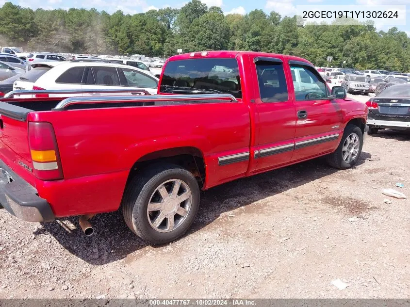 2000 Chevrolet Silverado 1500 Lt VIN: 2GCEC19T1Y1302624 Lot: 40477767