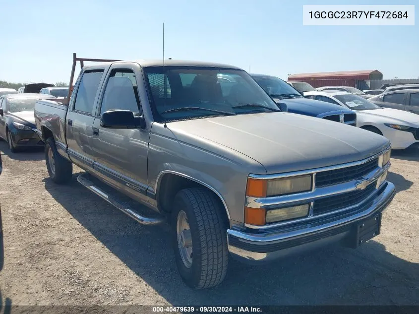 2000 Chevrolet C/K 2500 VIN: 1GCGC23R7YF472684 Lot: 40479639