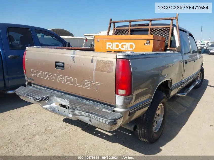 1GCGC23R7YF472684 2000 Chevrolet C/K 2500