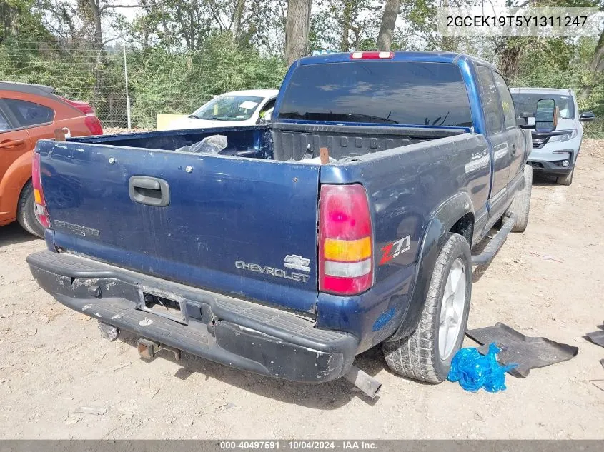 2000 Chevrolet Silverado 1500 Ls VIN: 2GCEK19T5Y1311247 Lot: 40497591