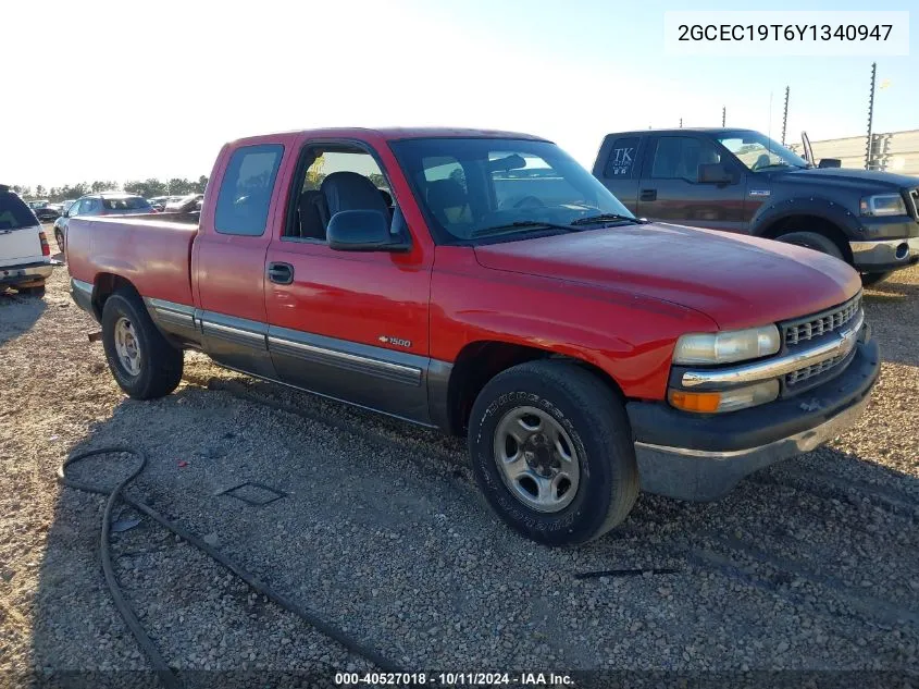 2000 Chevrolet Silverado 1500 Ls VIN: 2GCEC19T6Y1340947 Lot: 40527018