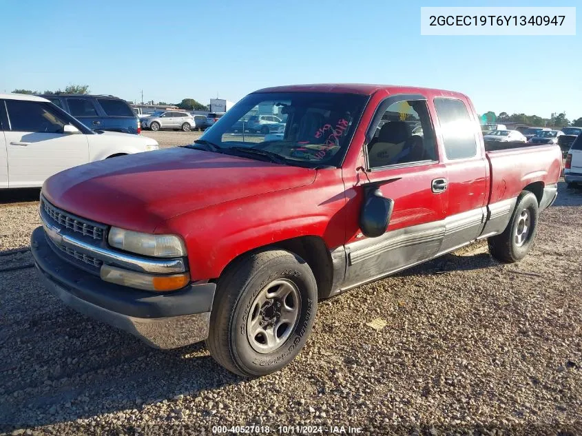 2000 Chevrolet Silverado 1500 Ls VIN: 2GCEC19T6Y1340947 Lot: 40527018