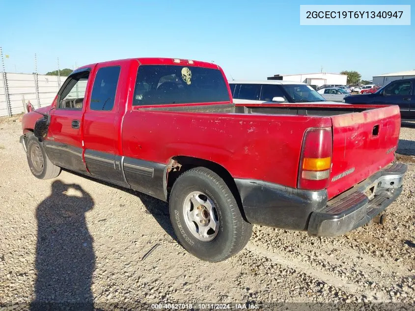 2000 Chevrolet Silverado 1500 Ls VIN: 2GCEC19T6Y1340947 Lot: 40527018