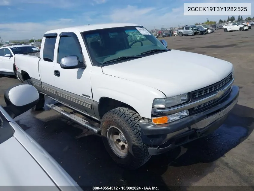 2000 Chevrolet Silverado 1500 Ls VIN: 2GCEK19T3Y1282525 Lot: 40554512