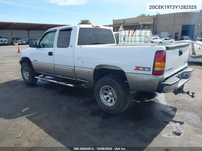 2000 Chevrolet Silverado 1500 Ls VIN: 2GCEK19T3Y1282525 Lot: 40554512