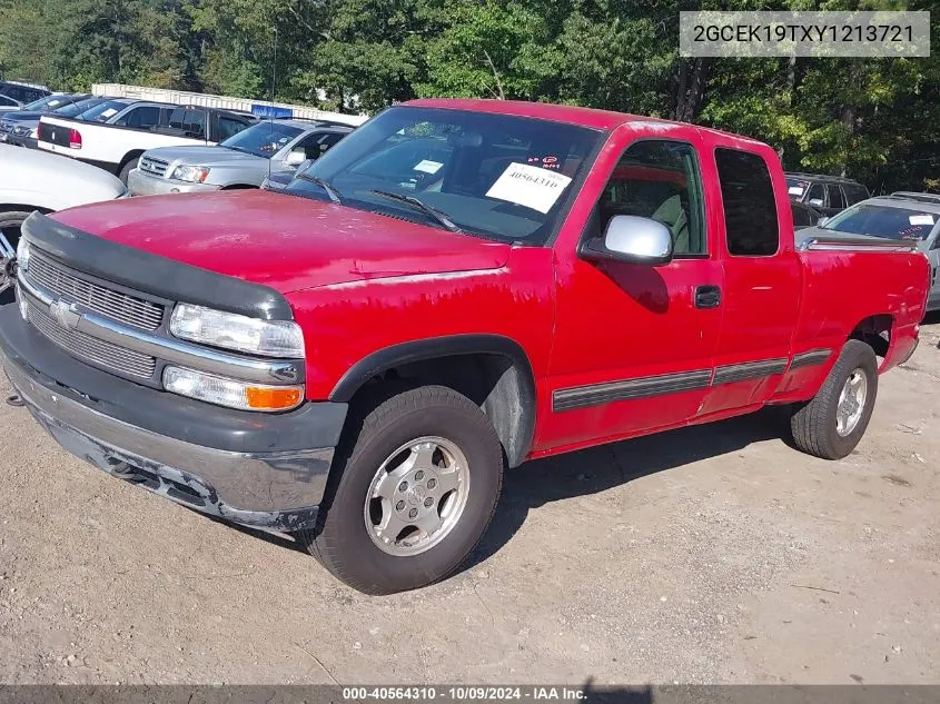 2000 Chevrolet Silverado 1500 Ls VIN: 2GCEK19TXY1213721 Lot: 40564310