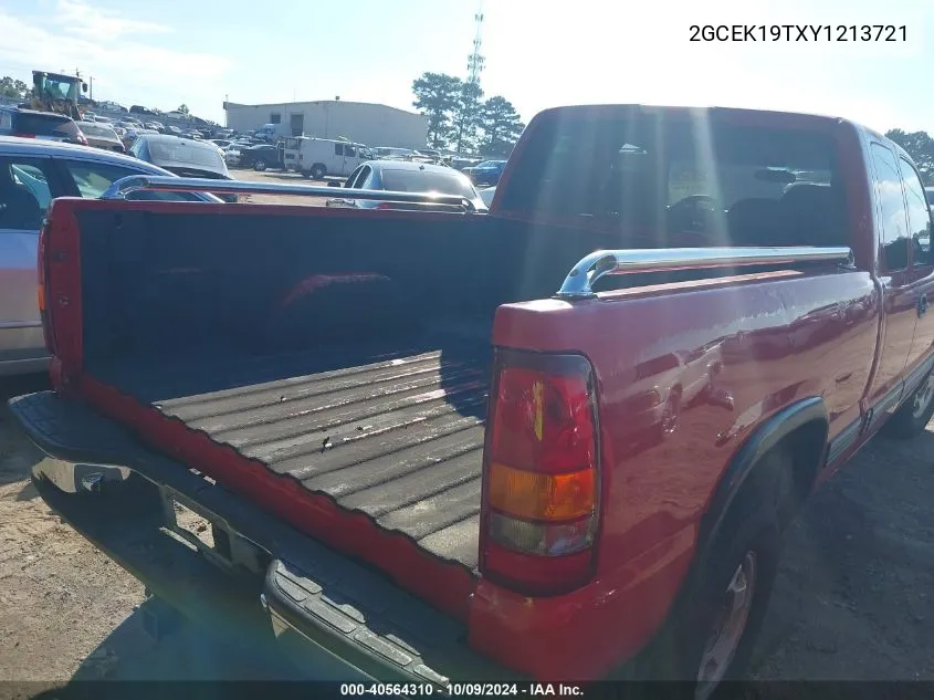 2000 Chevrolet Silverado 1500 Ls VIN: 2GCEK19TXY1213721 Lot: 40564310