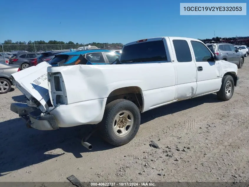 2000 Chevrolet Silverado 1500 VIN: 1GCEC19V2YE332053 Lot: 40622737