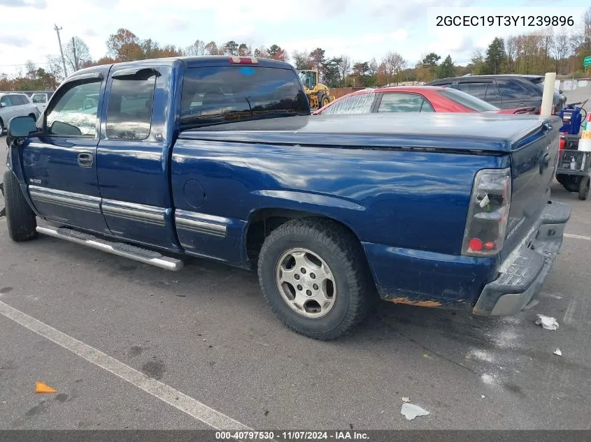 2000 Chevrolet Silverado 1500 Ls VIN: 2GCEC19T3Y1239896 Lot: 40797530