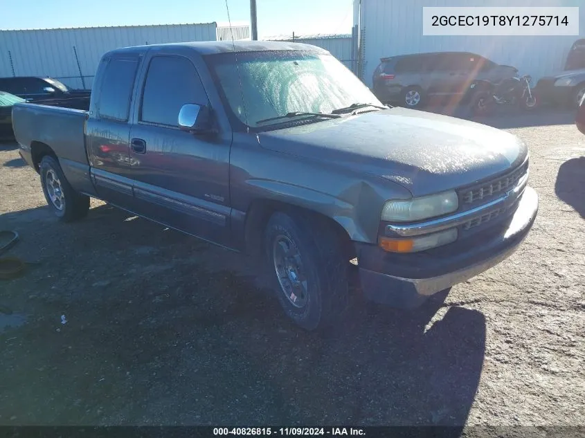 2000 Chevrolet Silverado 1500 Ls VIN: 2GCEC19T8Y1275714 Lot: 40826815