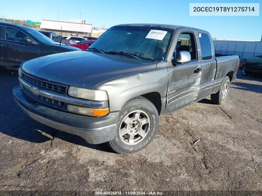 2000 Chevrolet Silverado 1500 Ls VIN: 2GCEC19T8Y1275714 Lot: 40826815