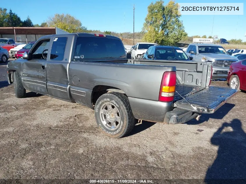 2000 Chevrolet Silverado 1500 Ls VIN: 2GCEC19T8Y1275714 Lot: 40826815