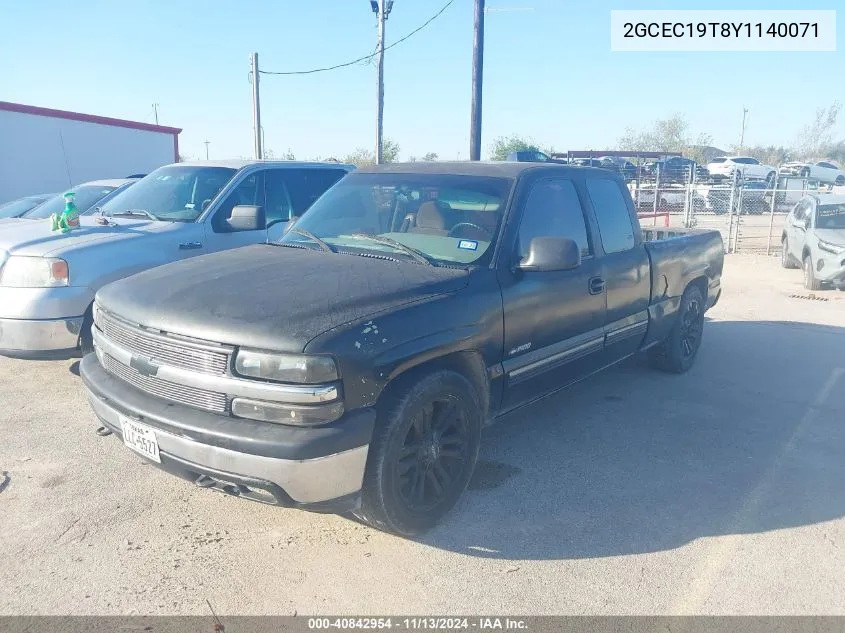 2GCEC19T8Y1140071 2000 Chevrolet Silverado 1500 Ls