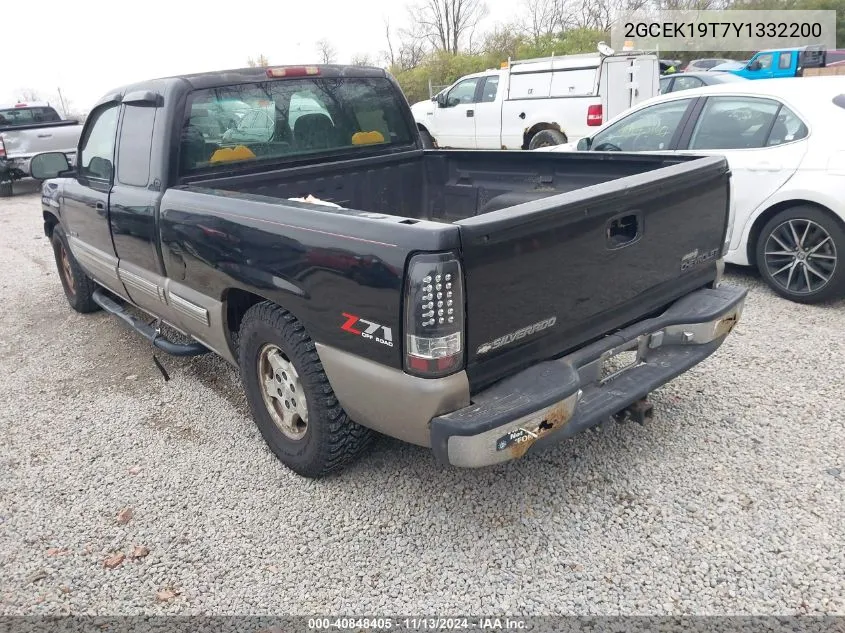 2000 Chevrolet Silverado 1500 Ls VIN: 2GCEK19T7Y1332200 Lot: 40848405