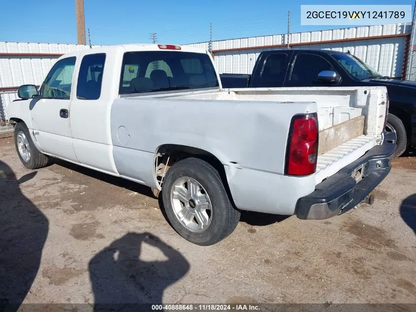 2000 Chevrolet Silverado 1500 Ls VIN: 2GCEC19VXY1241789 Lot: 40888648