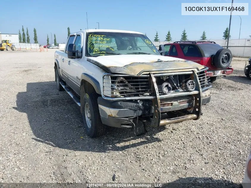 2001 Chevrolet Silverado K1500 Heavy Duty VIN: 1GCGK13UX1F169468 Lot: 12074387