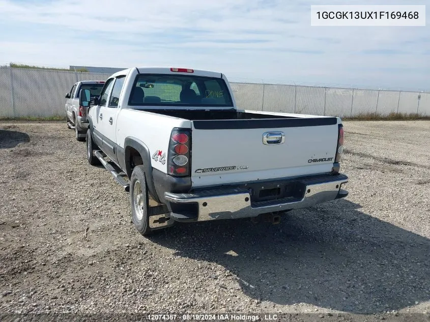 1GCGK13UX1F169468 2001 Chevrolet Silverado K1500 Heavy Duty