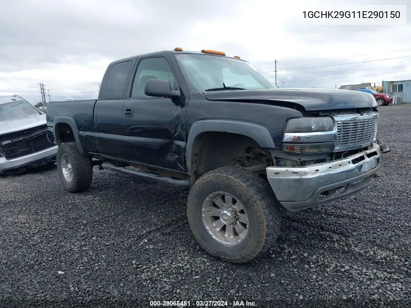 2001 Chevrolet Silverado 2500Hd VIN: 1GCHK29G11E290150 Lot: 39065451