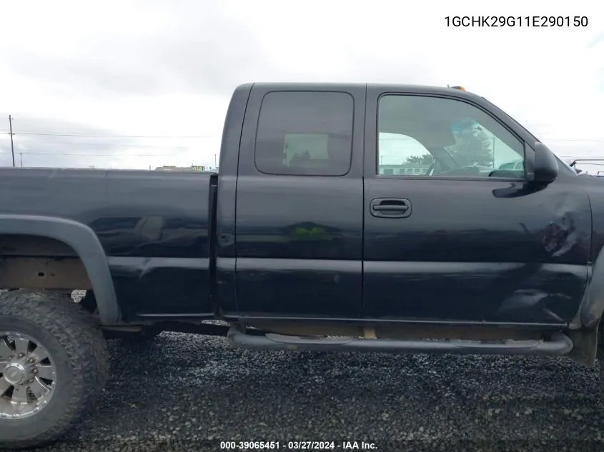 1GCHK29G11E290150 2001 Chevrolet Silverado 2500Hd