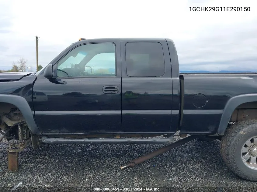 1GCHK29G11E290150 2001 Chevrolet Silverado 2500Hd