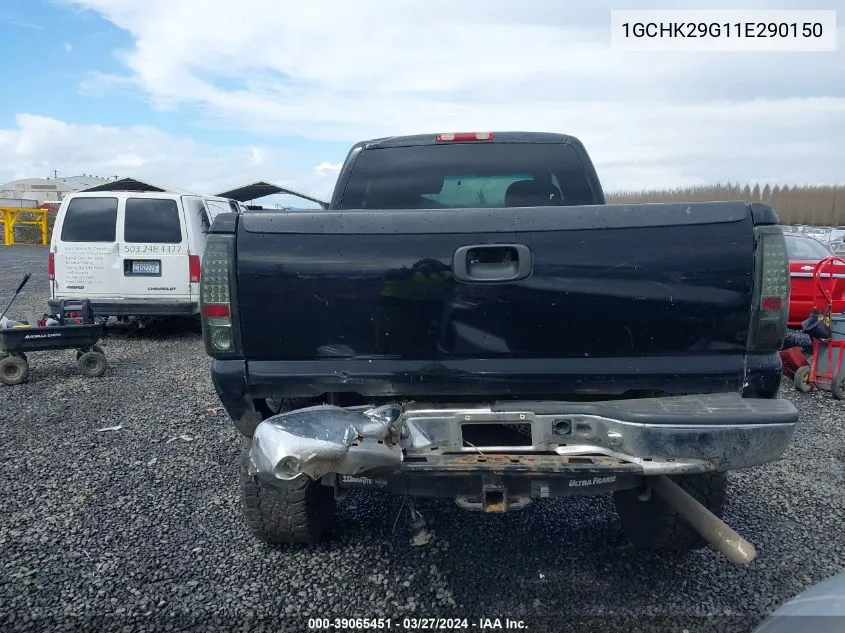 2001 Chevrolet Silverado 2500Hd VIN: 1GCHK29G11E290150 Lot: 39065451