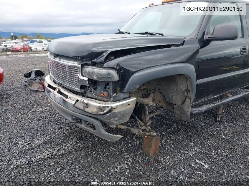 2001 Chevrolet Silverado 2500Hd VIN: 1GCHK29G11E290150 Lot: 39065451