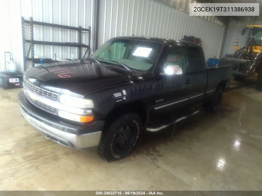 2001 Chevrolet Silverado 1500 Lt VIN: 2GCEK19T311386938 Lot: 39632716