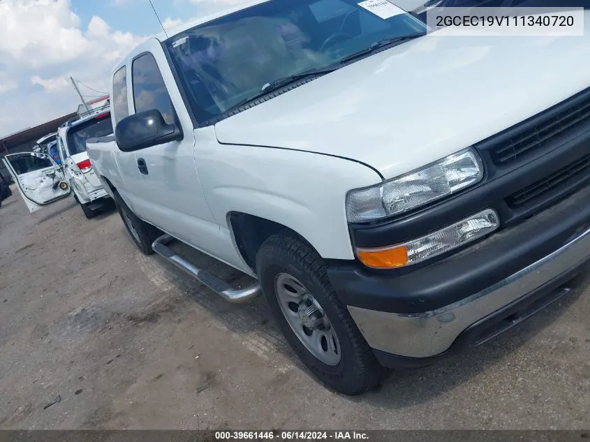 2001 Chevrolet Silverado 1500 Ls VIN: 2GCEC19V111340720 Lot: 39661446