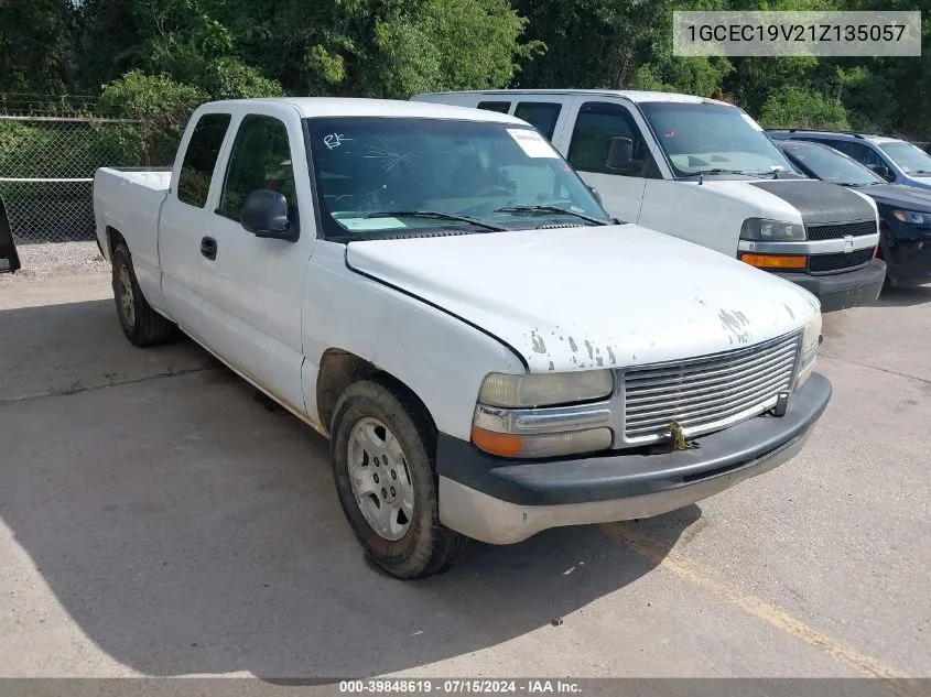 2001 Chevrolet Silverado 1500 VIN: 1GCEC19V21Z135057 Lot: 39848619